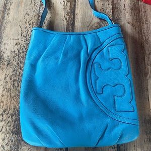 Tory Birch Bright Blue - crossbody, messenger bag - used once